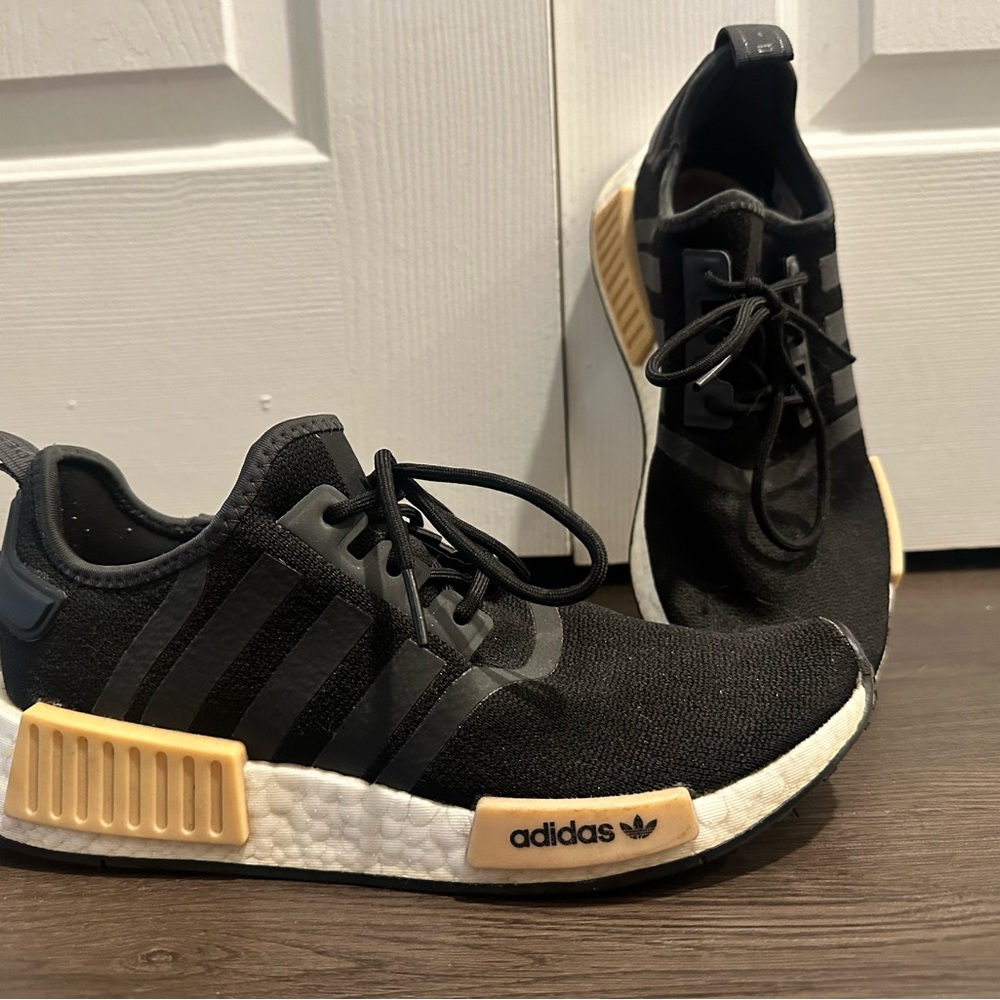 Adidas NMD Black and Pink Sneakers